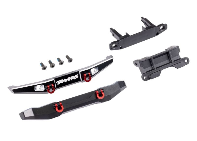 Traxxas Bumper Aluminium schwarz v&h TRX-4M Bronco 9735X