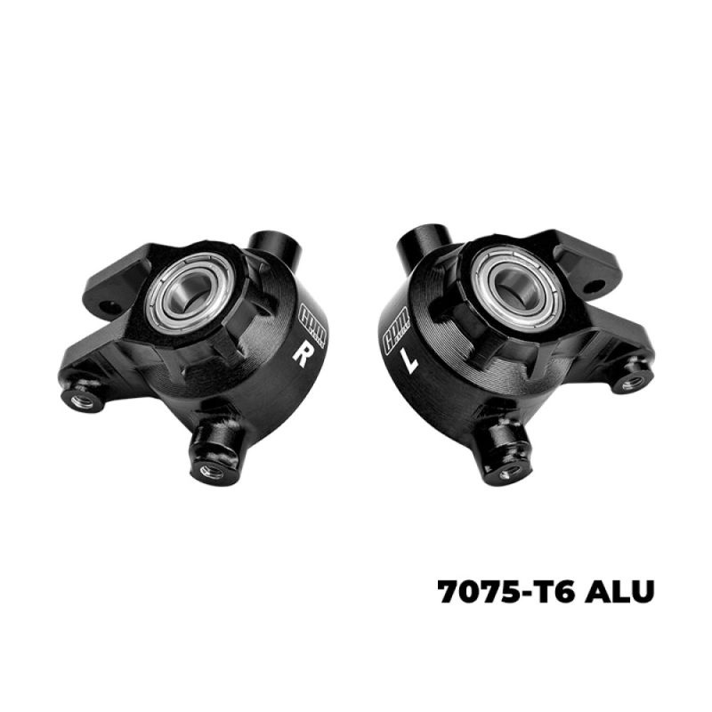 GPM Alu Lenkhebel hinten für große Lager schwarz Traxxas Jato, Rustler, Slash&Modified, Stampe TJ021BK