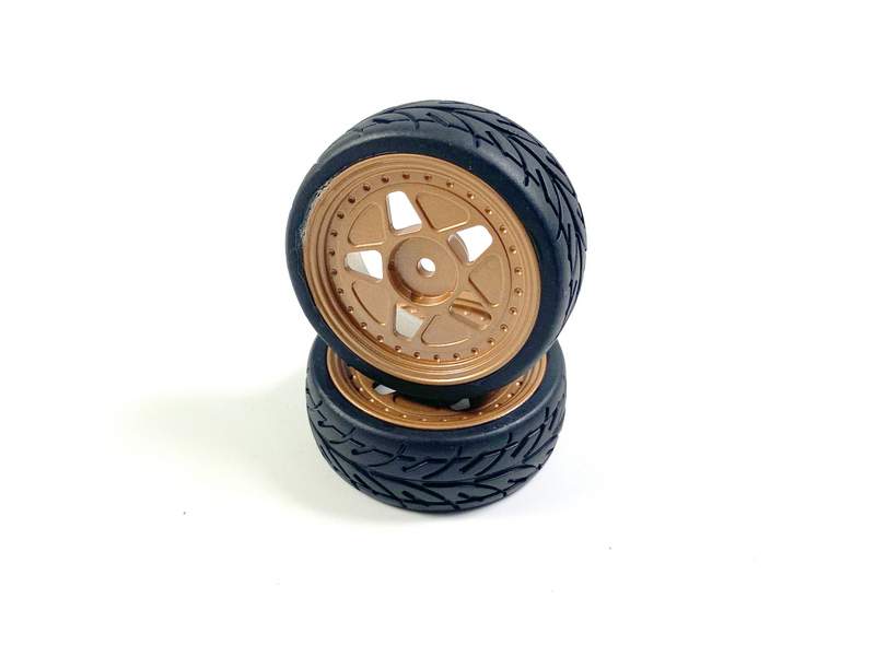 Absima Aluminum wheel set - copper-coloured (2 Pcs.) OPTION 1610093