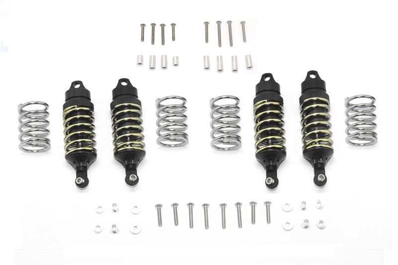 GPM Alu Öldruckstoßdämpfer v/h (LCG-Version) schwarz Traxxas Rustler, Slash 4x4 & 2WD