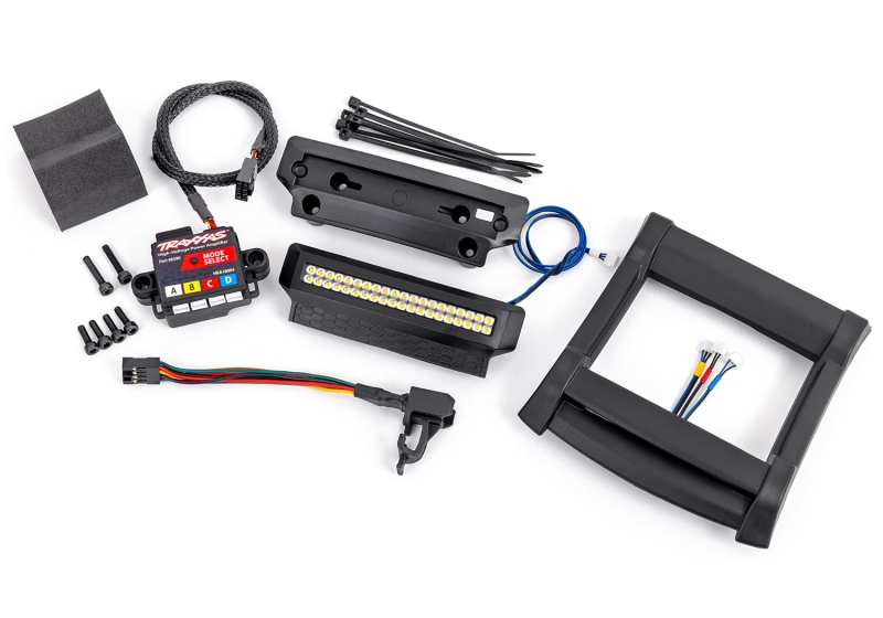 Traxxas LED Licht-Kit komplett (inklusive Bumper & Dach-Skid-Plate) 9690