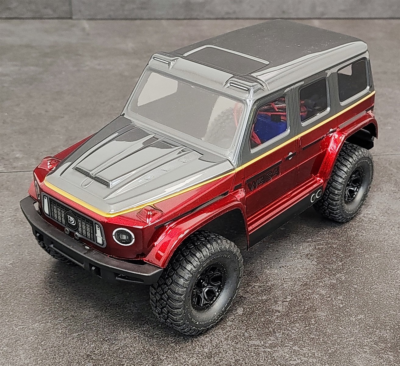 Bittydesign W464 1/18 Clear Body TRAXXAS TRX-4M Pre-cut BDTRX-18W464