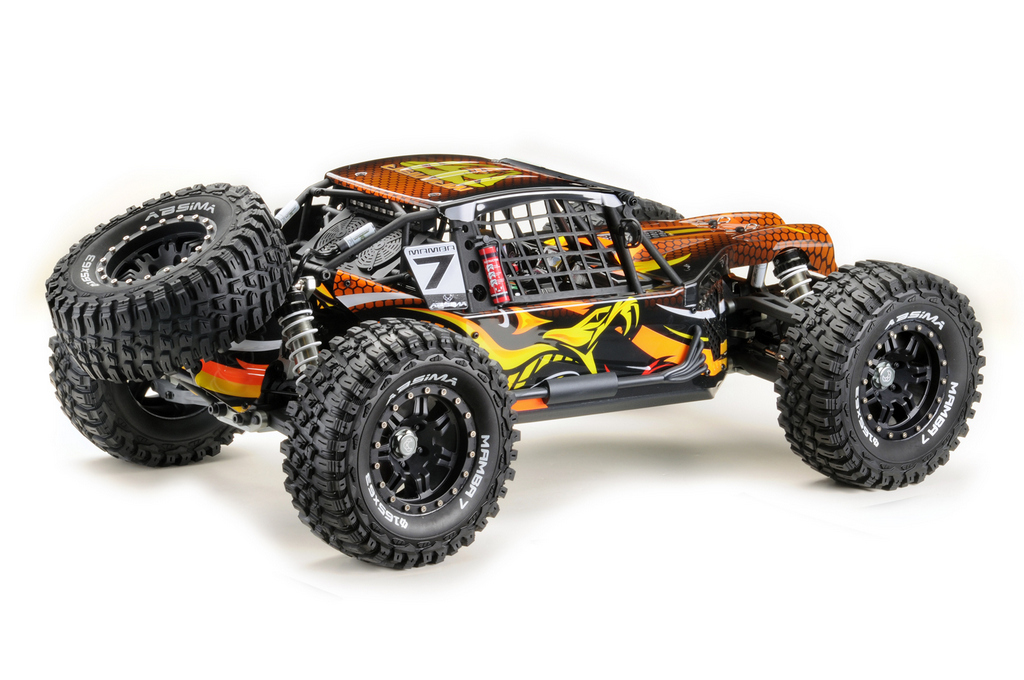 Absima Elektro RC Rock Racer MAMBA 7 Orange 6S BL RTR 17002 - Abbildung 2