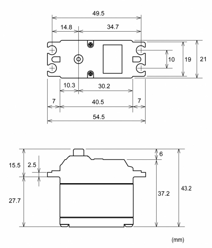 Futaba S-A601 Aircraft Servo 41kg 0.11s HV S.BUS FPS-A601