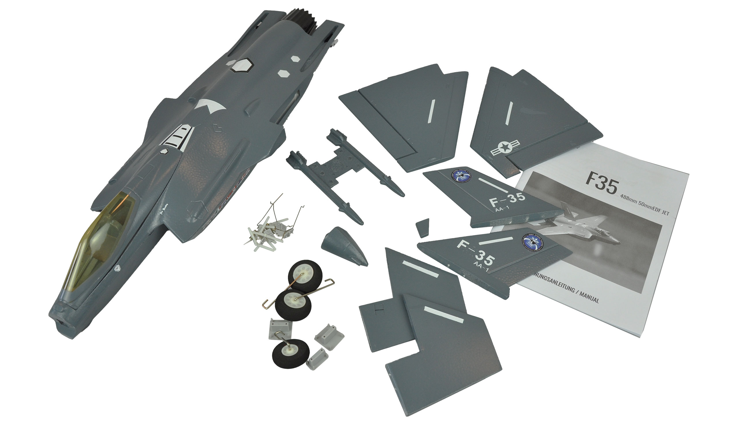 Amewi AMXFlight F-35 Jet EPO PNP grau 24116 - Abbildung 2