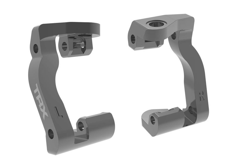 Traxxas Nachlauf-Blöcke l/r 6061-T6 Alu grau Mini-Maxx 10733-GRAY