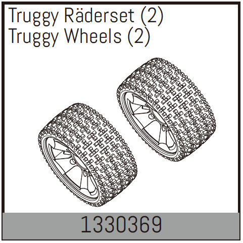 Absima Truggy Räderset (2 St.) 1330369
