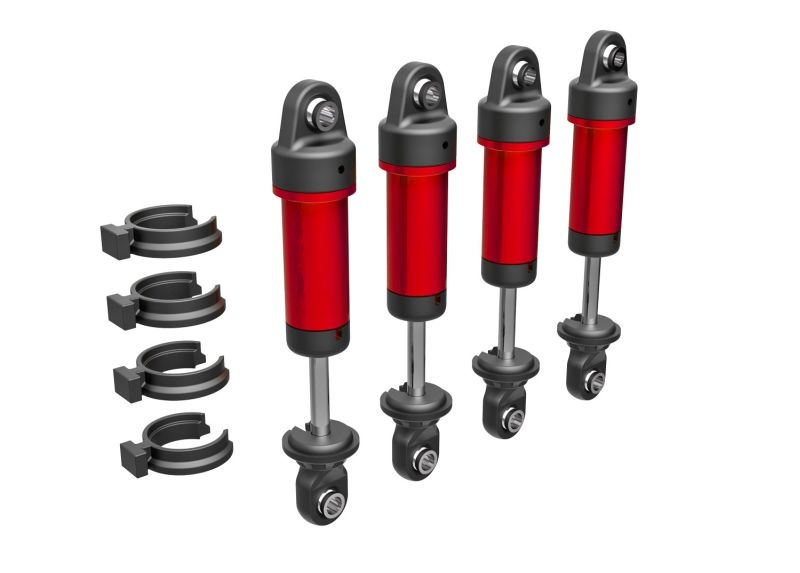 Traxxas GTM Stoßdämpfer, 6061-T6 aluminum Rot eloxiert (ohne Federn) 9764-RED