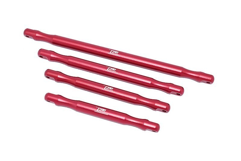 GPM Alu Chassis Verstärkung Set rot ARRMA Outcast 6s MAOX025R
