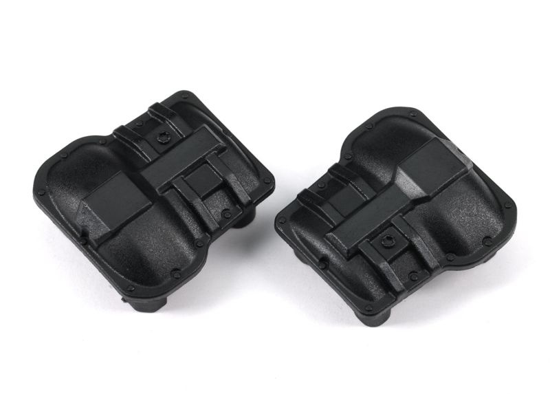 Traxxas Achsdeckel / Differentialdeckel vorne oder hinten (Schwarz) (2) 9738 - Abbildung 1