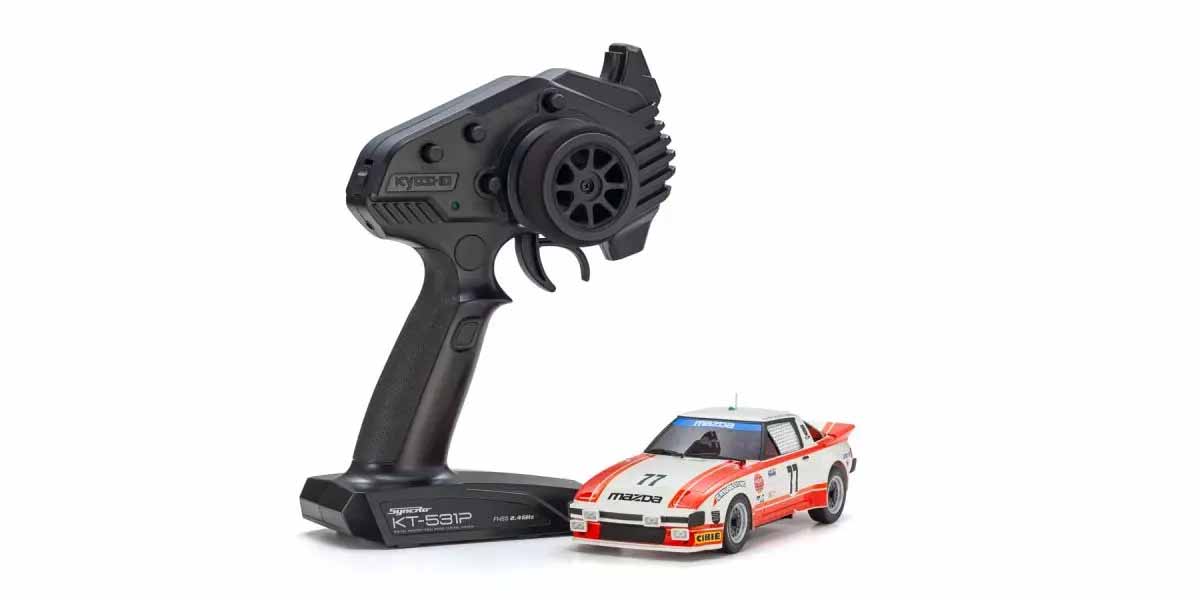 Kyosho Mini-Z MR04 RWD Mazda Savanna RX-7 Daytona'79 No.77 (N-MM2/KT) 32365R - Abbildung 3