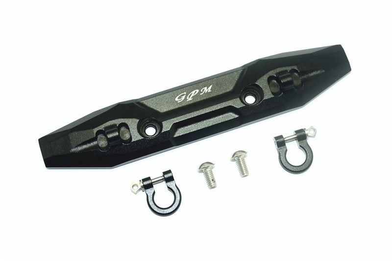 GPM Alu Bumper vorn mit D-Ringen schwarz Traxxas 1/10 E-Revo