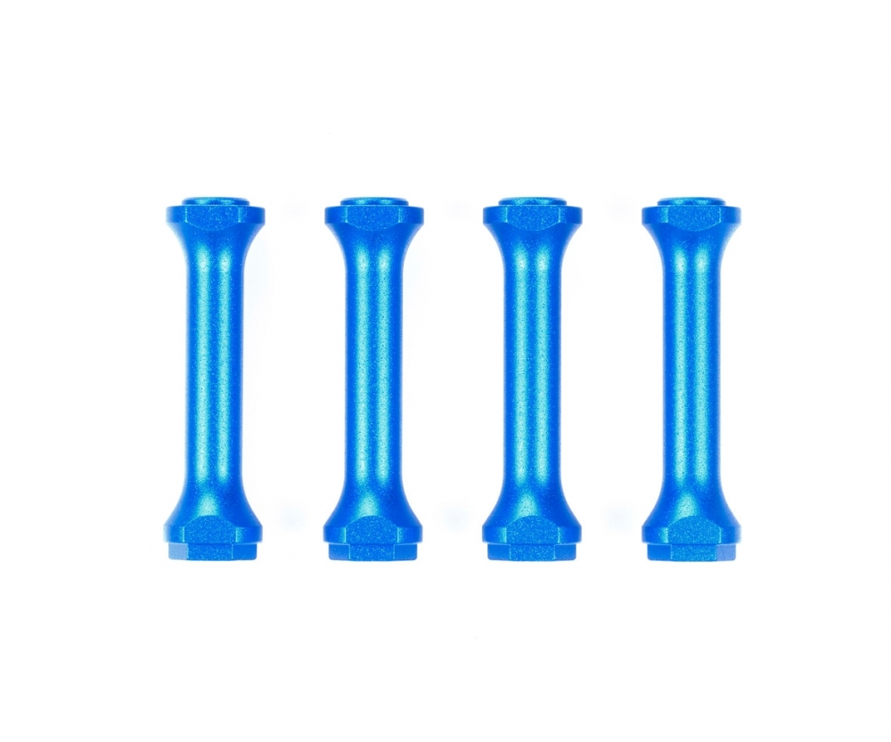 Tamiya 54966 M-08 Alu Chassisverbinder Set (4) Blau 300054966