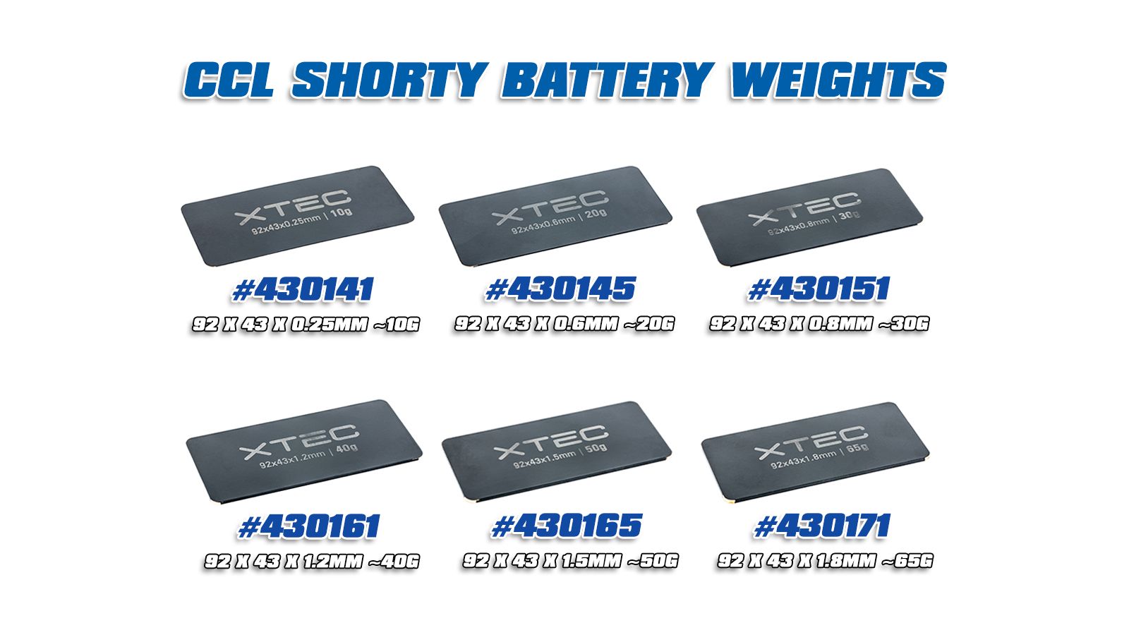 LRP Doppelseitige Klebeband Pads 40x40x0.2mm (10 Stk.)