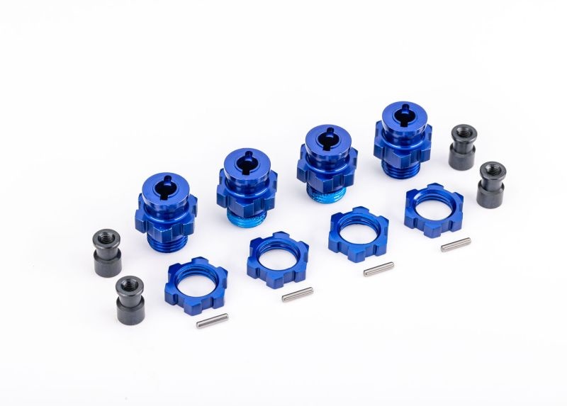 Traxxas 17mm Radmitnehmer & Muttern blau (für TRX9080)  9086 - Abbildung 1