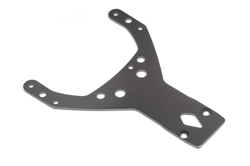 HPI Front Upper Plate (Gunmetal) 115758