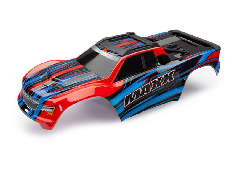 Traxxas Karo MAXX rot mit Aufkleber 8911P