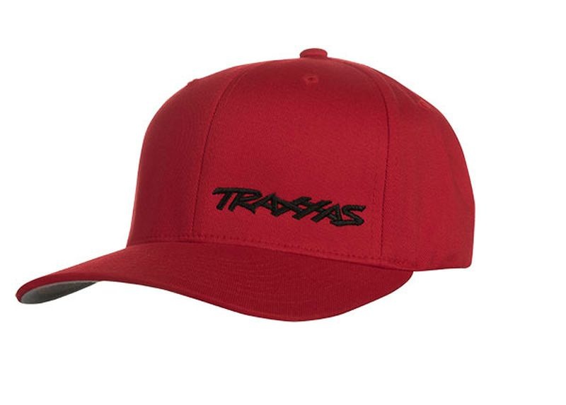 Traxxas Cap Flex Hat Curve Bill Red/Black LXL 1187-RBL-LXL - Abbildung 1