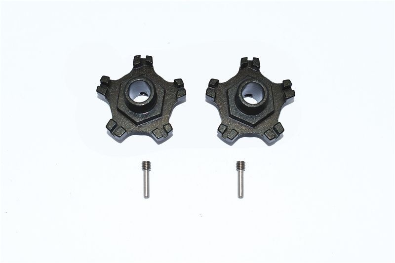 GPM Alu Radadapter Hex (+6mm) schwarz ARRMA Infraction 6s MAI010+6MMBK