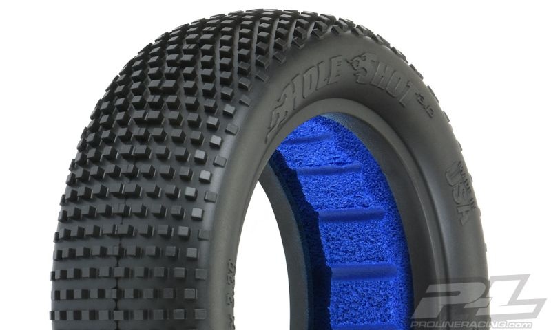 Pro-Line Hole Shot 3.0 2WD vorn mit Closed-Cell-Einlage M4 (Super Soft) 8290-03