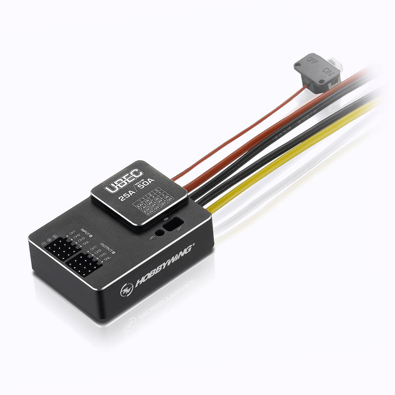 Hobbywing BEC 25A UBEC Regler für 3-18s HW30606000 - Abbildung 2