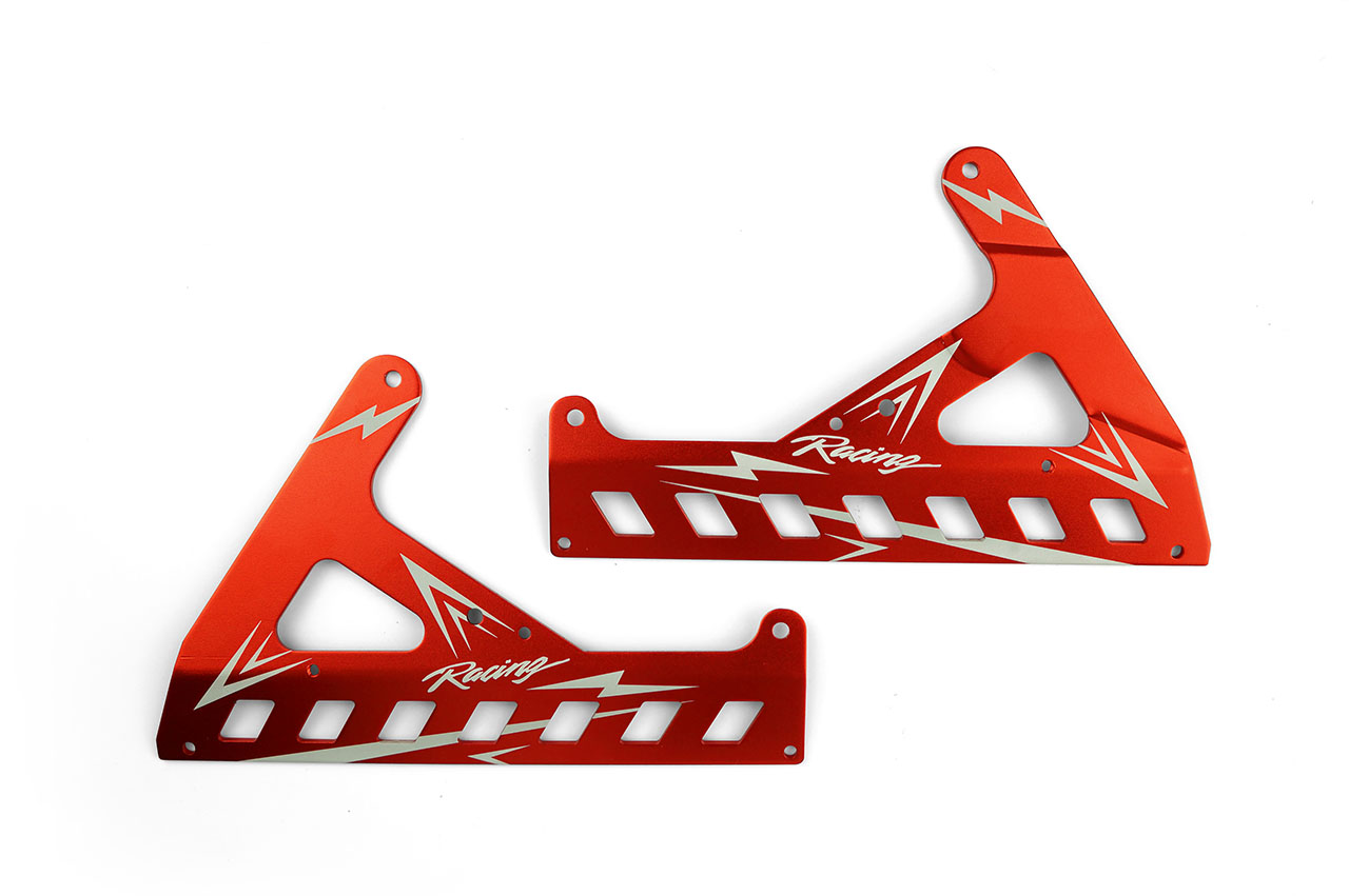 SkyRC Seitenabdeckung Akku Rot für SR5 Motorrad RB- SK-700002-72