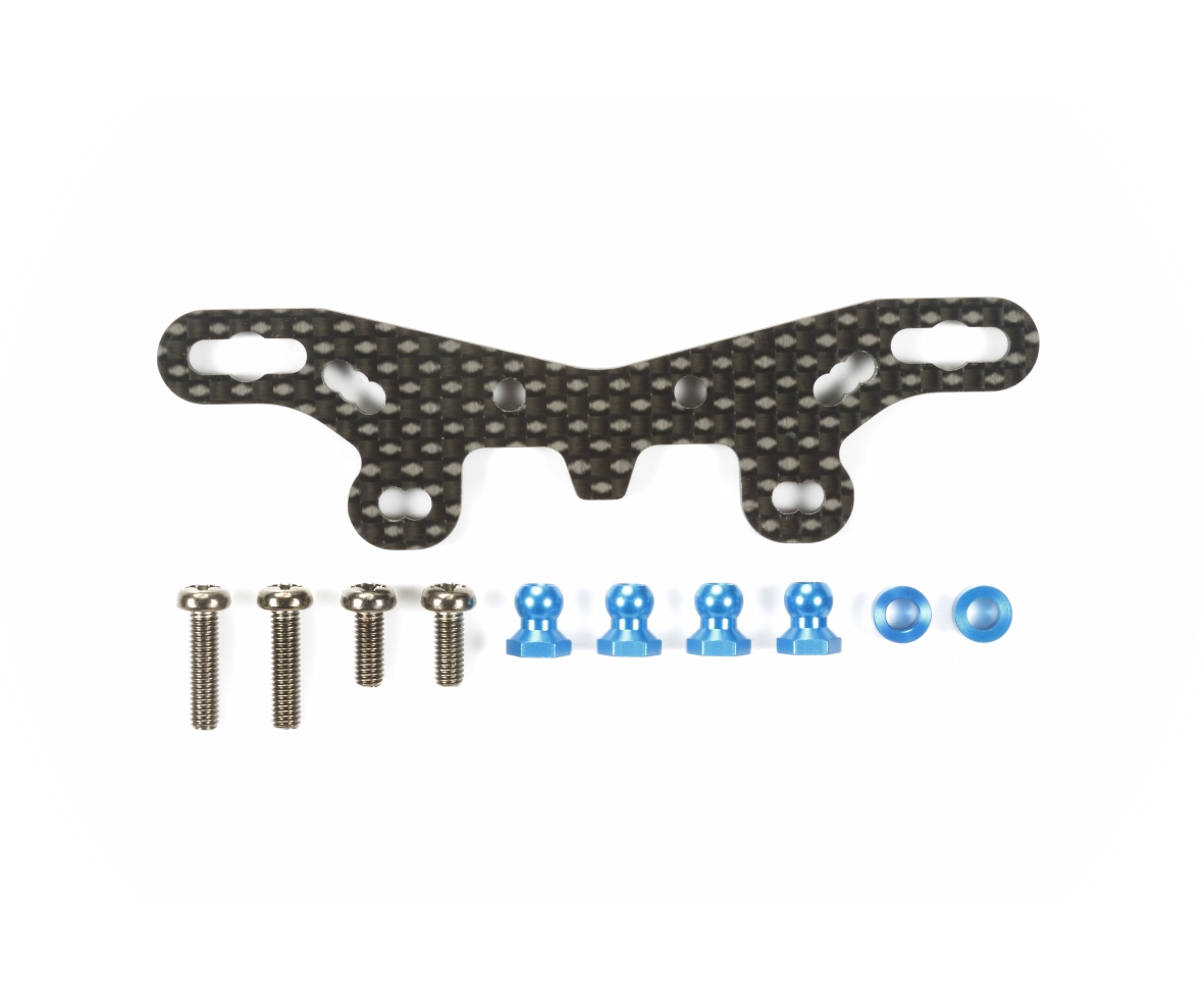 Tamiya 54632 TT-02S Dämpferbrücke Vorn Carbon 300054632