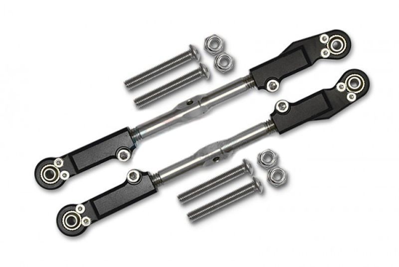 GPM Aluminium und Edelstahl Sturzstangen hinten schwarz GPM ARRMA KRATON 6S BLX 6s MAT057SBK