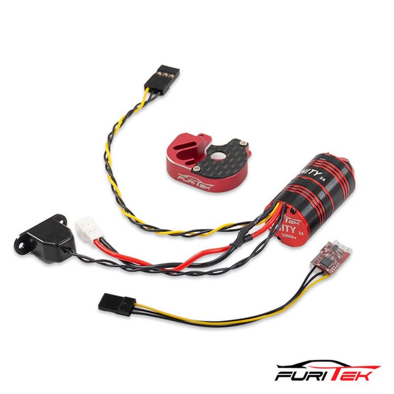 FURITEK Unity24 PRO 3500KV 2in1 Micro FOC Brushless System für SCX24 FUR-2584