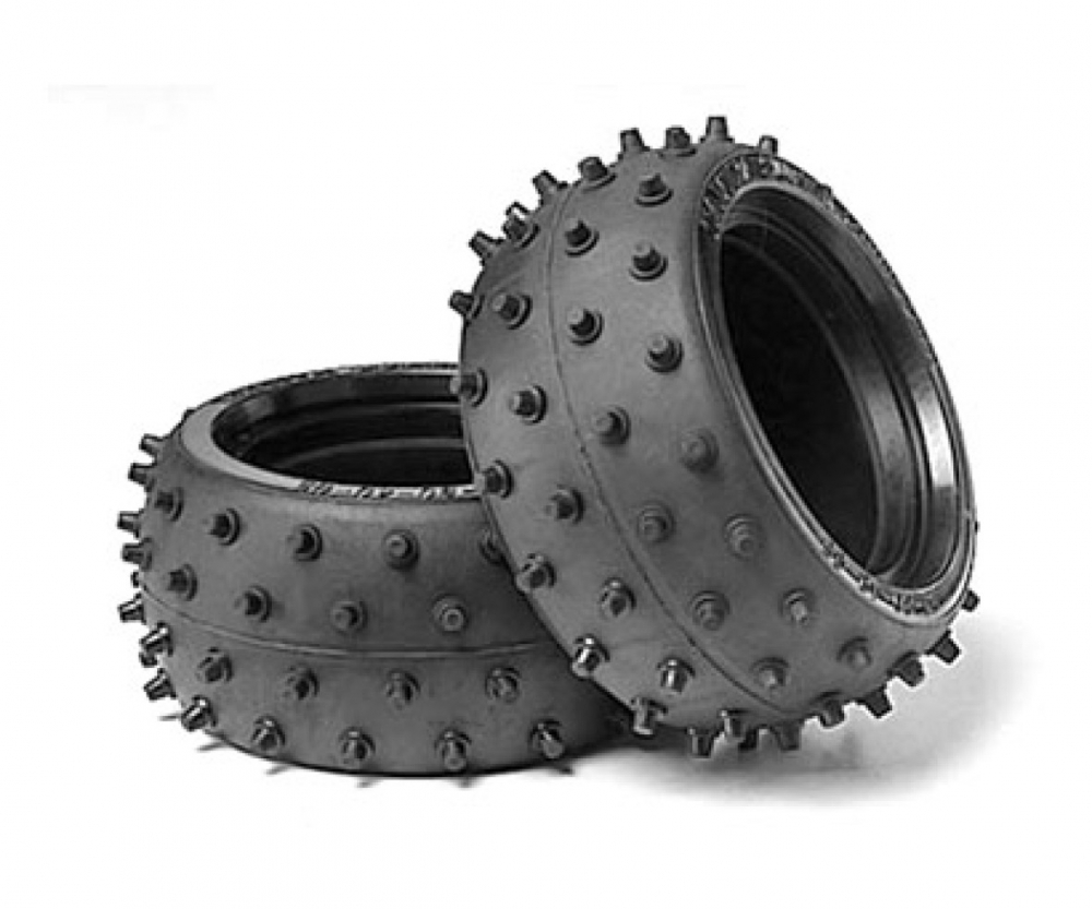 Tamiya 53059 Buggy-Reifen Stud Spike 38mm (2) br./hi. 300053059