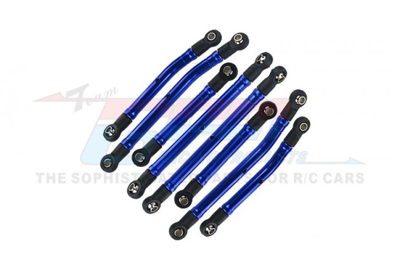 GPM Bodenfreiheit-Kit verstellbar 7075-T6 Alu blau Traxxas-4M
