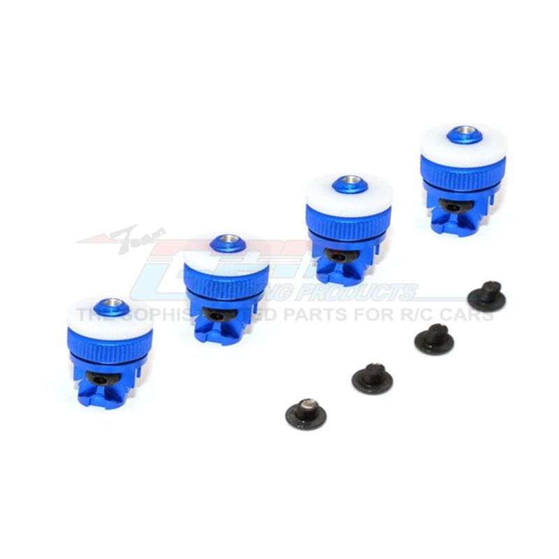 GPM Magnet-Karosserie-Halter-Set blau Tamiya CC01 Unimog CC201FR/UMB