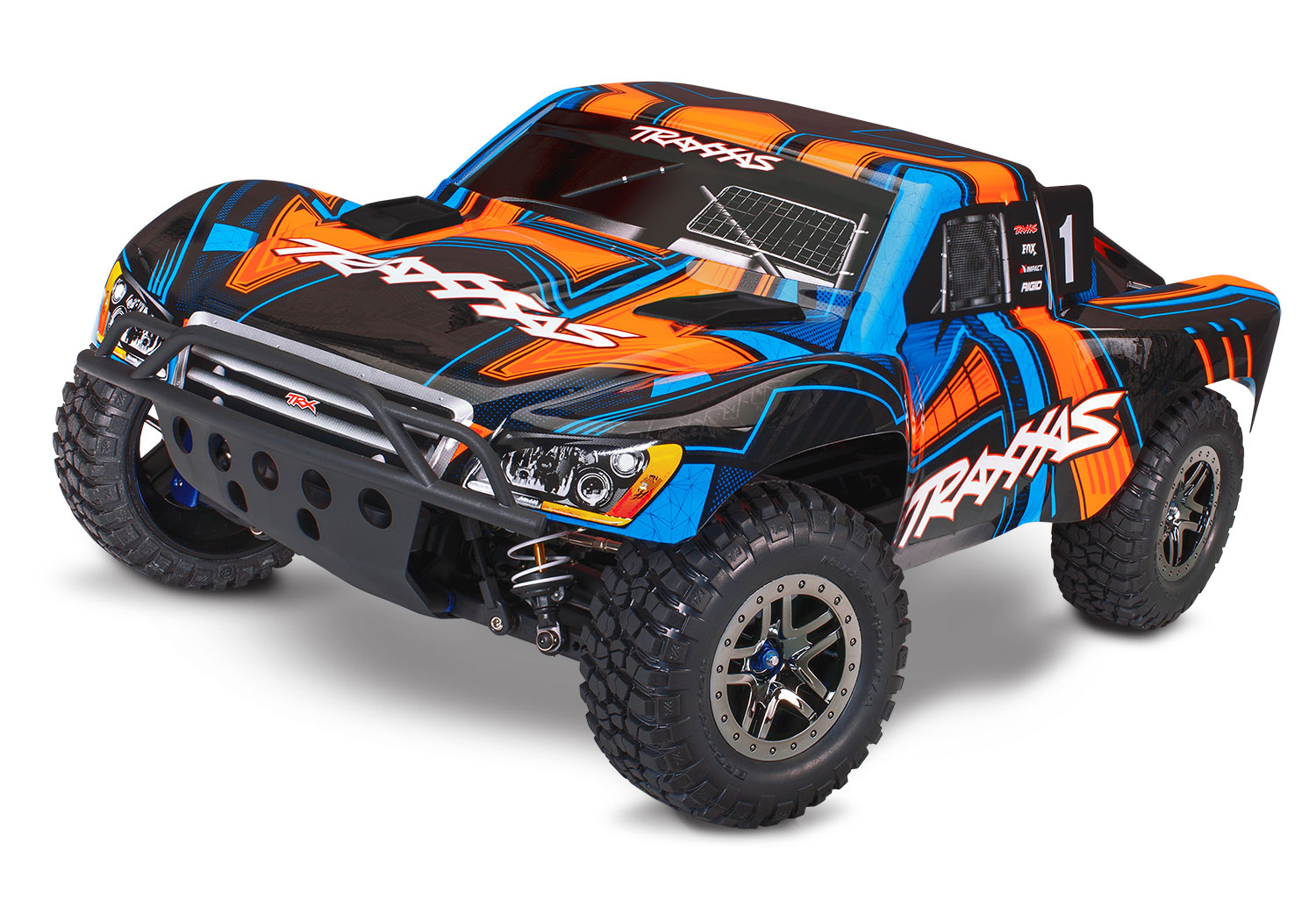 Traxxas Slash 4x4 Clipless VXL Ultimate orange 1/10 SC RTR ohne Akku und Ladegerät 68277-4 - Abbildung 1