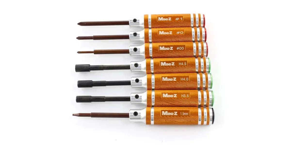 Kyosho Werkzeugkasten SP Orange Tool Set Mini-Z 60th Anniversary MZW120OR