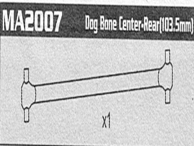 Amewi MA2007 Center Rear Dog Bone (103,5mm) Raptor MA2007