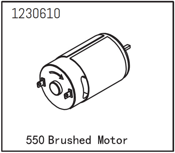 Absima 550 Brushed Motor 1230610