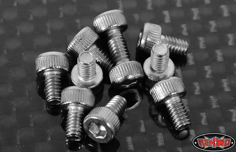 RC4WD Socket Head Cap Screws M2.5 x 4mm (10) (Silver) Z-S0762