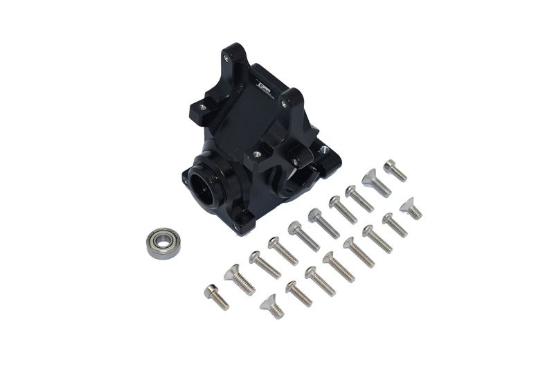 GPM Alu Getriebegehäuse v/h schwarz (ohne Verstärkung) ARRMA Kraton, Outcast, Noto, Limitl, Infra, Mojave 6s MAK012BBK
