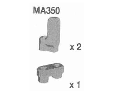Amewi MA350 Servo & Antenna Mount AM10SC MA350