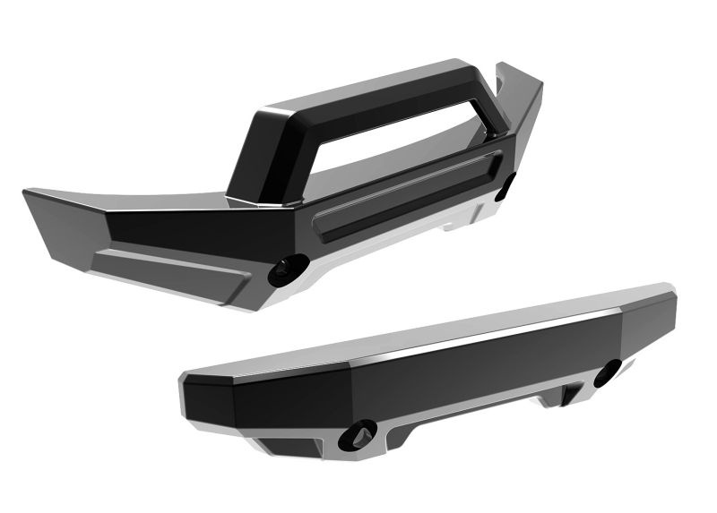 Traxxas Bumper v/h schwarz/chrom Mini-Maxx 10735-BLKCR