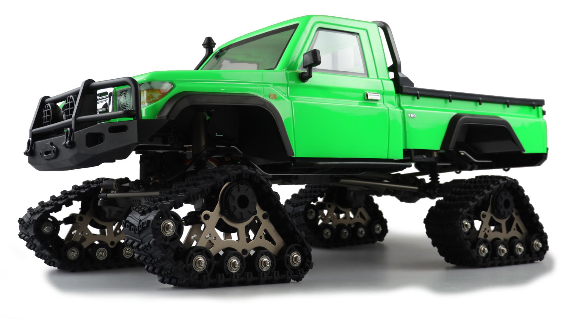 Amewi AMXRock RCX8PT Scale Crawler Pick-Up 1:8, RTR grün 22473