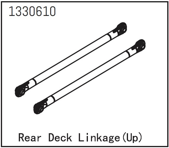 Absima Linkset hinten/oben (2 St.) - Yucatan 1330610