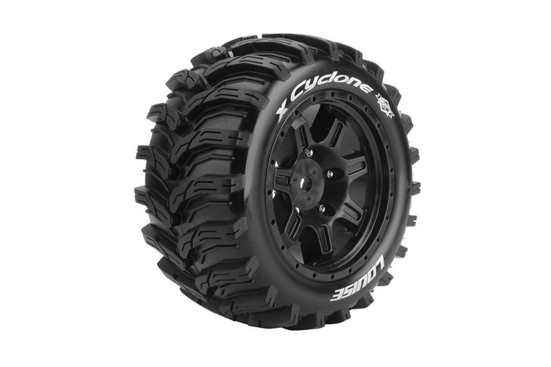 Louise X-CYCLONE Sport-Reifen Felge schwarz (2) ARRMA KRATON 8S / MFT L-T3298BM