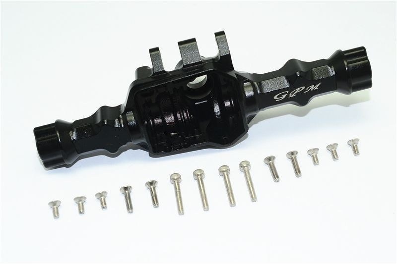 GPM Alu Antriebsachsengehäuse hinten schwarz Traxxas Traxxas4 & 6