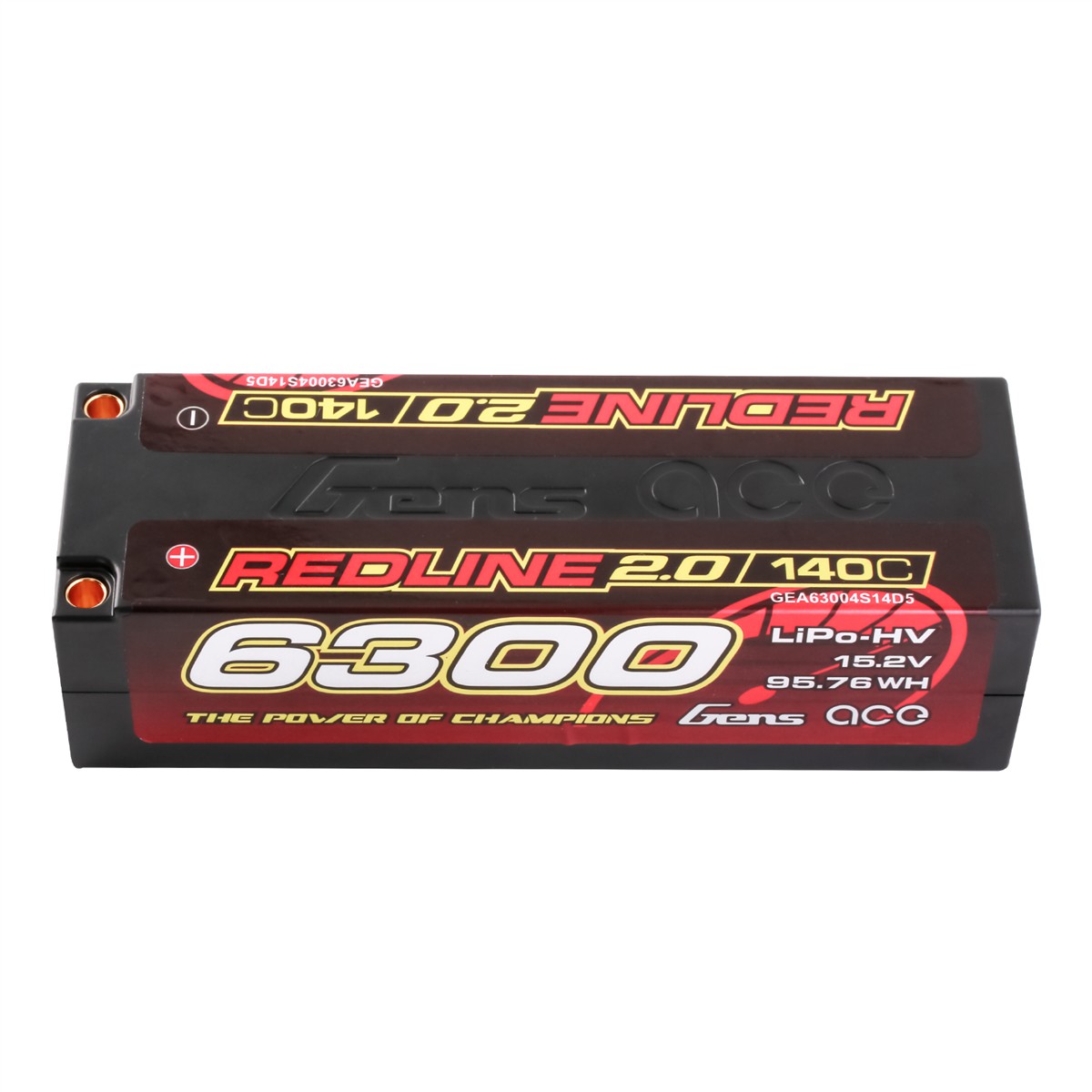 Gens Ace Rotline 2.0 Series 6300mAh 4S 15.2V 140C HardCase HV Lipo Akku Pack mit Hardcase 59# GEA63004S14D5