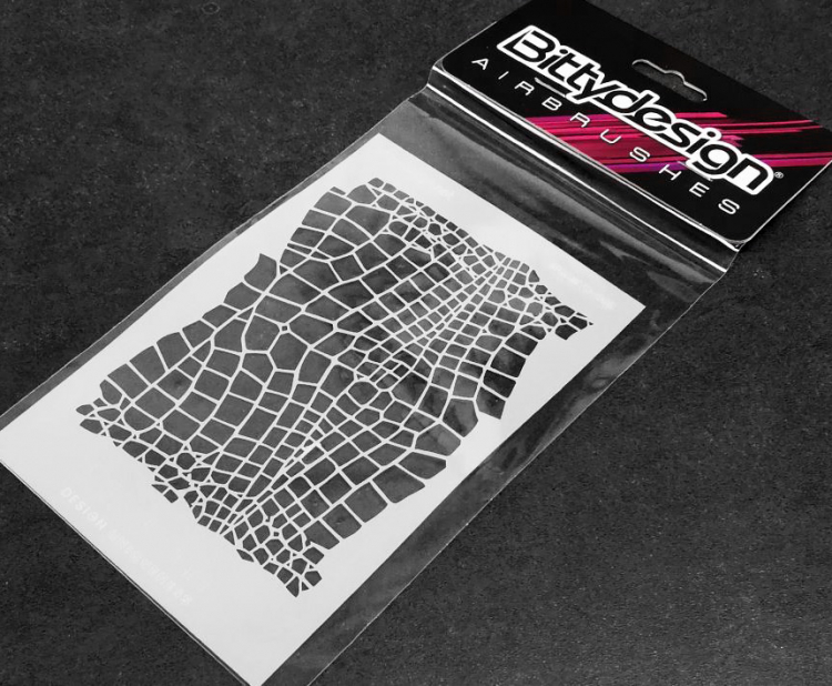 Bittydesign Vinyl stencil - Snake STC-009