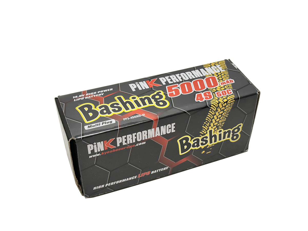 Pink Performance Bashing LiPo Akku 4S 14.8V-5000-50C (Multi) 139x47x49mm 590g PP3-4S5000-M