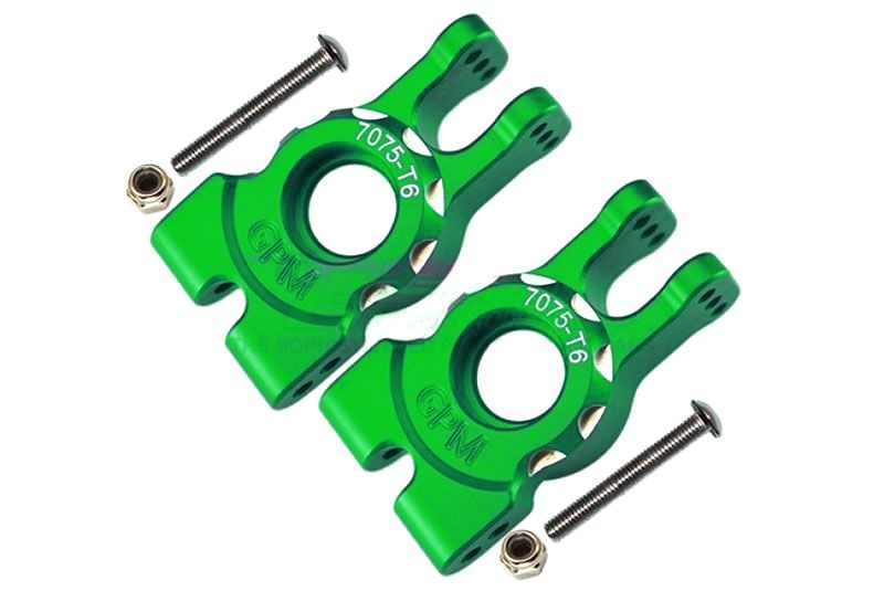 GPM Aluminium 7075-T6 Radträger hinten grün GPM Traxxas Sledge SLE022G