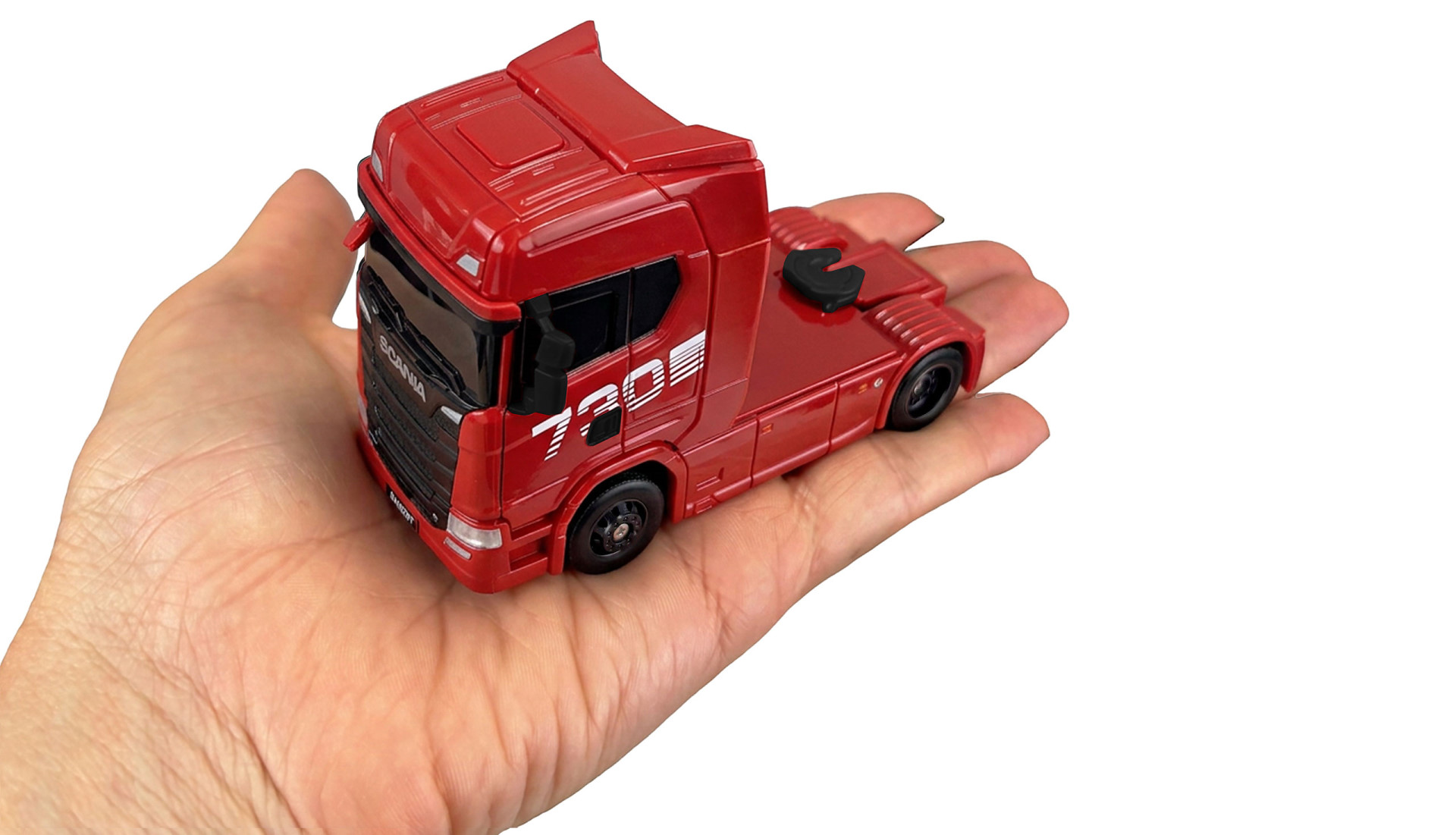 Amewi Scania 730 S Mini LKW mit Kofferauflieger proportional 4WD 1:64 RTR rot - Abbildung 9