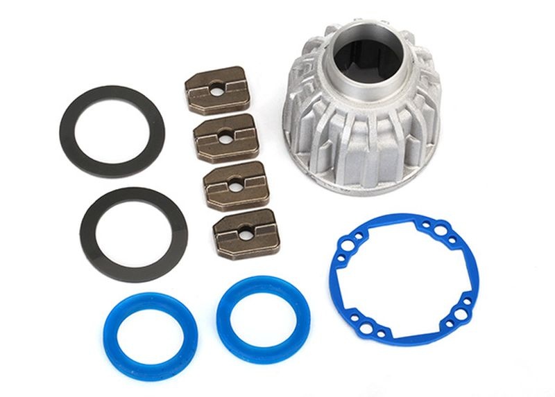 Diff-Träger Alu vo/Center, Diff-Dichtungen + KT 8581X